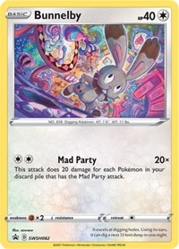 Pokemon Trading Card Game - Bunnelby Promo SWSH082