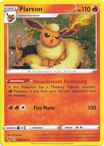Pokemon Trading Card Game - Flareon 26/185 (Cosmos Holo)