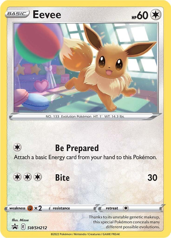 Pokemon Trading Card Game - Eevee Promo SWSH212