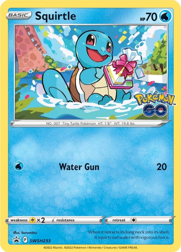 Pokemon Trading Card Game - Squirtle Promo SWSH233