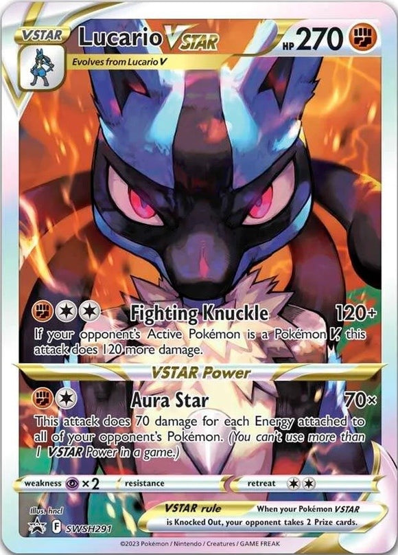 Pokemon Trading Card Game - Lucario Vstar Promo SWSH291