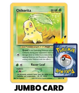Pokemon Trading Card Game - Chikorita First Partner Pack Jumbo Card