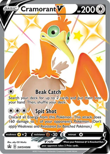 Pokemon Trading Card Game - Cramorant V Promo SWSH086