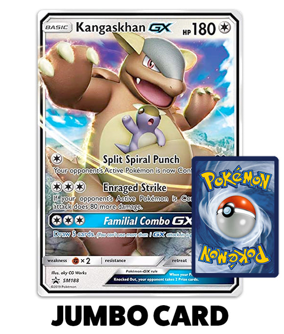 Pokémon Kangaskhan GX - SM188 - Promo Sun & Moon Promos Mint Jumbo +  Regular