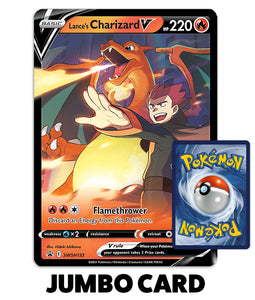 Pokemon Trading Card Game - Lance's Charizard V SWSH133 Jumbo Card