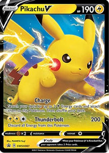 Pokemon Trading Card Game - Pikachu V Promo SWSH061