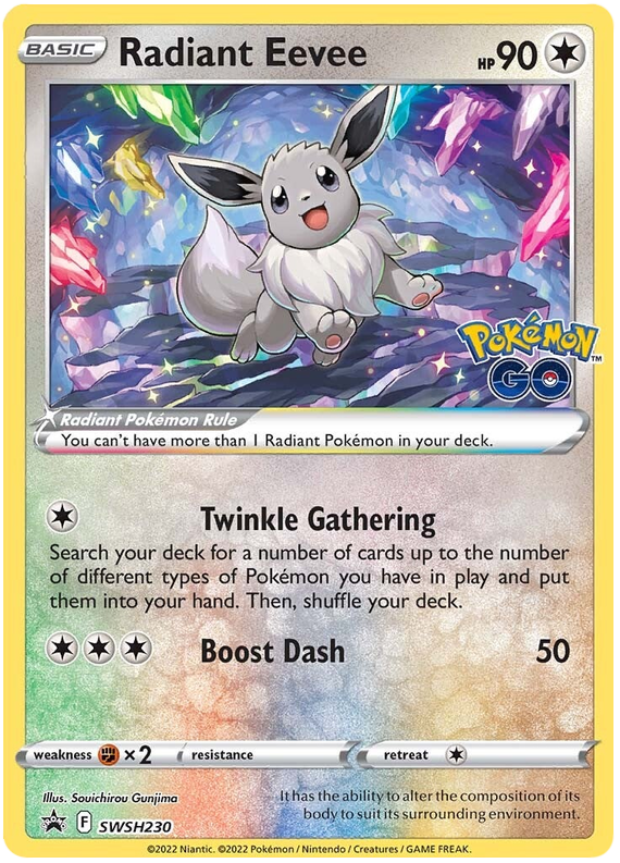 Pokemon Trading Card Game - Radiant Eevee Promo SWSH230