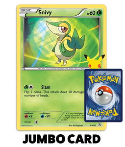 Pokemon Trading Card Game - Snivy First Partner Pack Jumbo Card