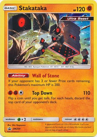 Pokemon Trading Card Game - Stakataka Promo SM209