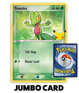 Pokemon Trading Card Game - Treecko First Partner Pack Jumbo Card