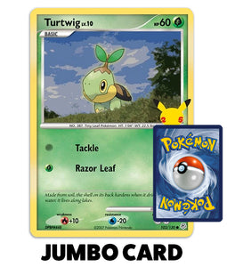 Pokemon Trading Card Game - Turtwig First Partner Pack Jumbo Card