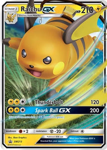 Pokemon Trading Card Game - Raichu GX Promo SM213